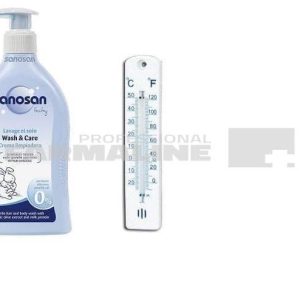Sanosan Pachet Baby Lotiune spalare 400 ml + Termometru