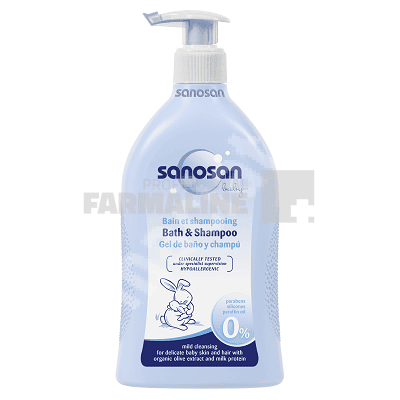 Sanosan Pachet Baby Spumant & Sampon 500 ml + Sapun solid 100 g