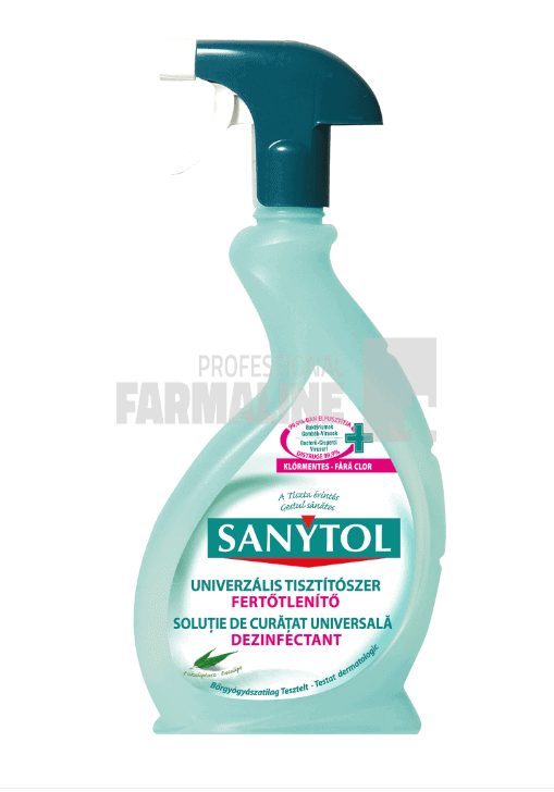 Sanytol Dezinfectant cu mentol pentru multisuprafete spray 500 ml 1 Sanytol Dezinfectant cu mentol pentru multisuprafete spray 500 ml