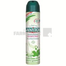 Sanytol Spray menta dezinfectant-dezodorizant pentru aer si suprafete 300 ml