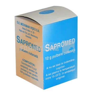 Sapromed pulbere cutanata 12 g