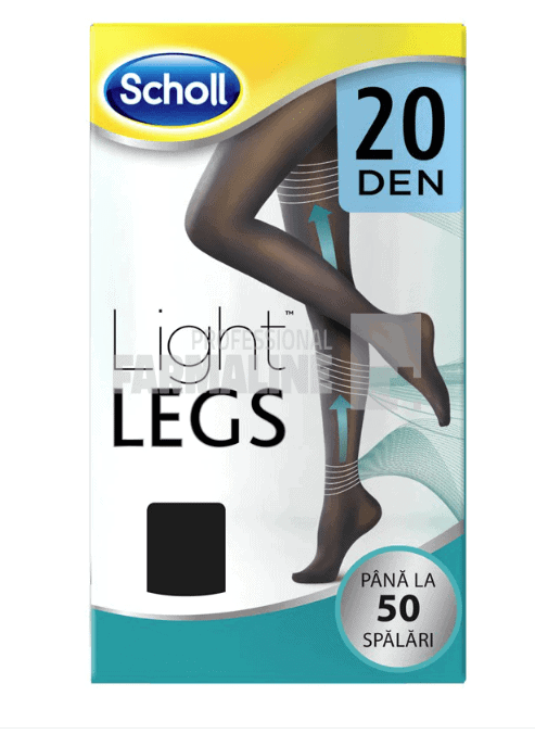 Scholl Ciorapi Compresivi Light Legs 20 Den Negru ''S'' 1 Scholl Ciorapi Compresivi Light Legs 20 Den Negru ''S''