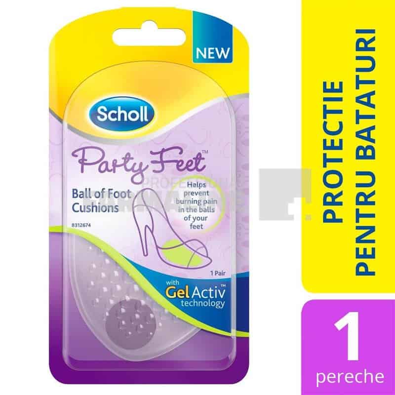 Scholl Party Feet Pernite din gel transparent