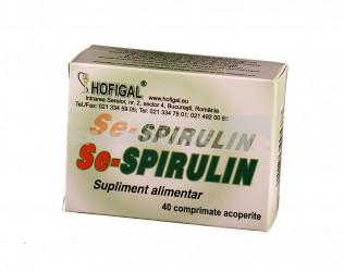 Se - Spirulin 40 comprimate