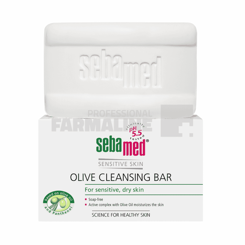 SebaMed Calup Dermatologic Sensitive Skin cu ulei de masline 150 g