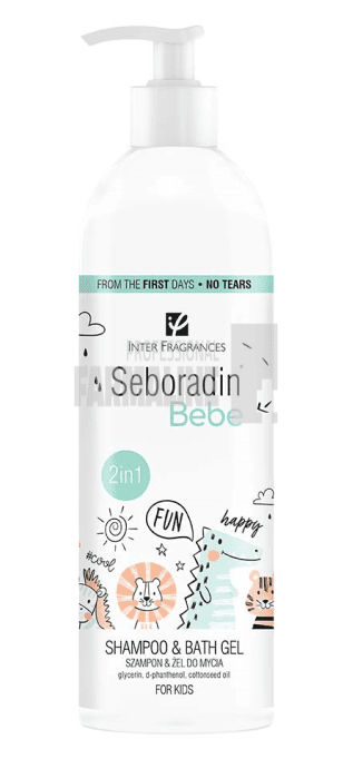 Seboradin Bebe Sampon si Gel Dus 2 in 1 500 ml 1 Seboradin Bebe Sampon si Gel Dus 2 in 1 500 ml