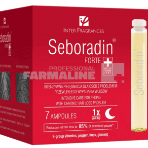 Seboradin Forte Tratament Caderea Parului si Subtiere 5.5ml - 7 fiole