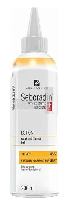 Seboradin Lotiune Par Obosit si Lipsit de Vitalitate cu Kerosen Cosmetic 200 ml