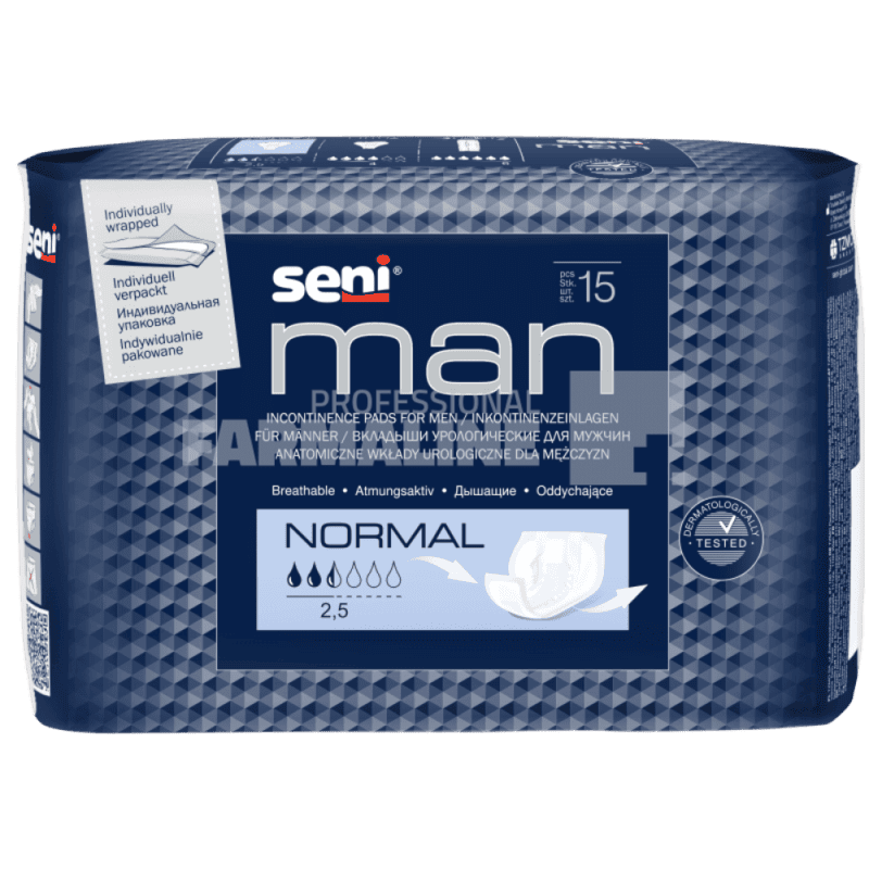 Seni Man Normal Absorbante barbati 15 bucati