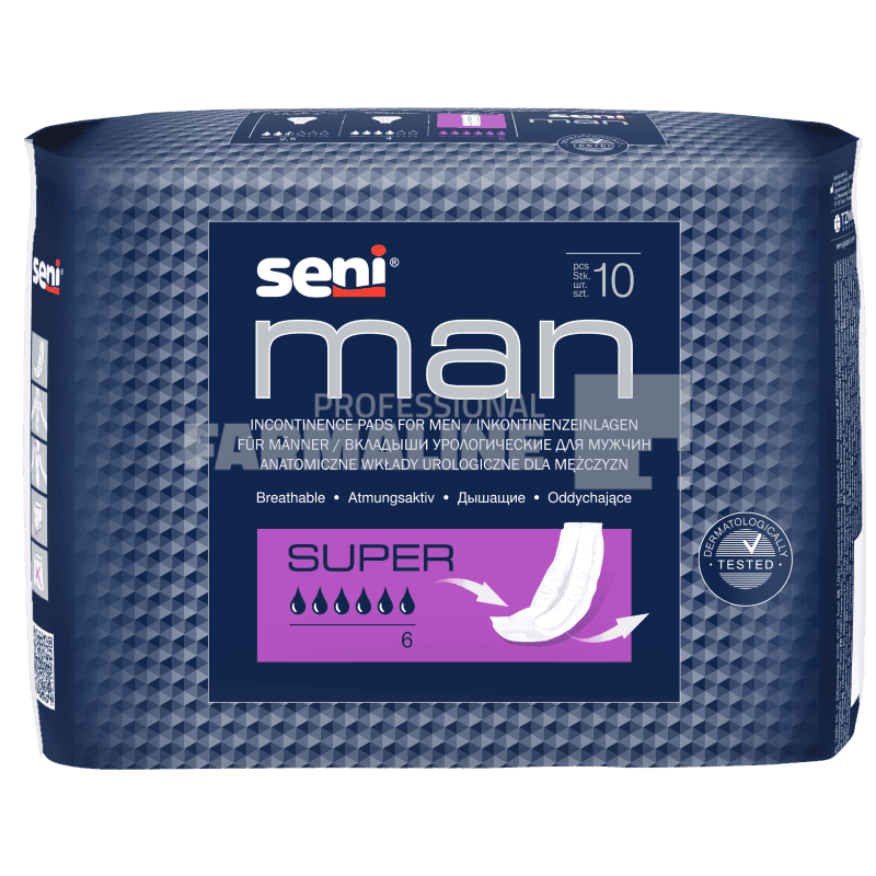 Seni Man Super Absorbante barbati 10 bucati