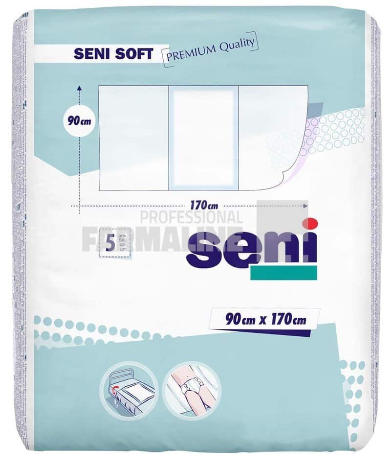 Seni Soft Aleze 90 cm x 170 cm 5 bucati 1 Seni Soft Aleze 90 cm x 170 cm 5 bucati