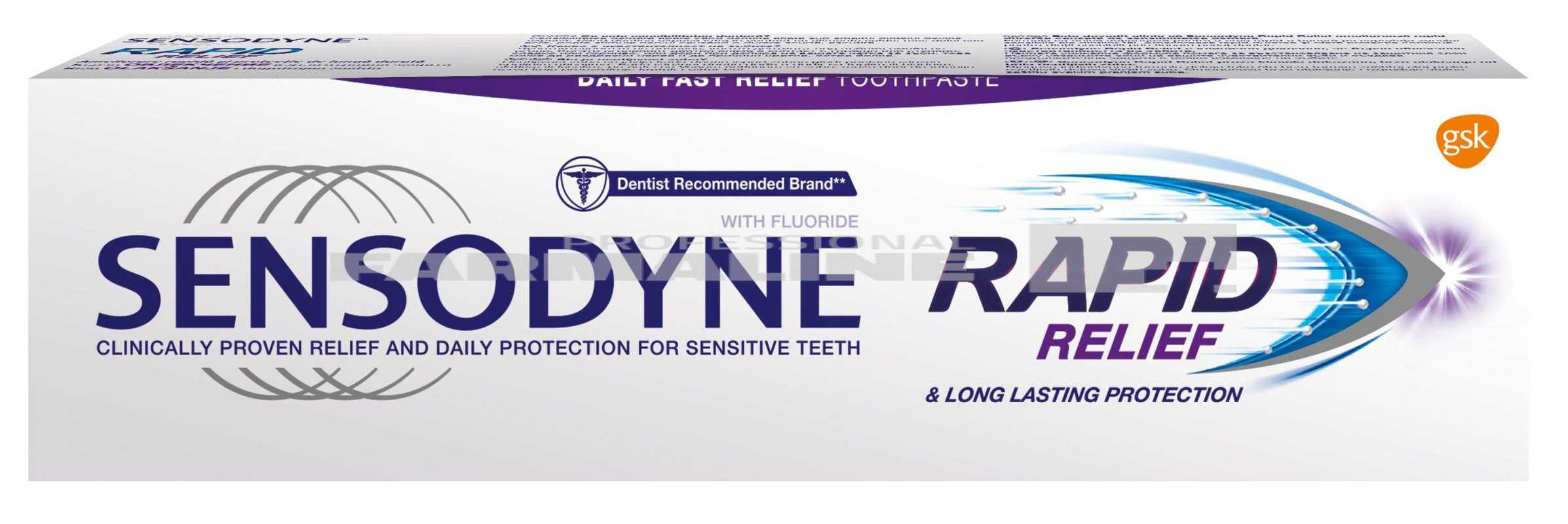 Sensodyne Rapid Relief Pasta de dinti 75 ml 1 Sensodyne Rapid Relief Pasta de dinti 75 ml