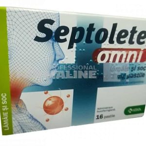 Septolete Omni Lamaie si soc 3 mg/1mg 16 pastile