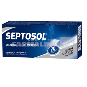 Septosol cu Albastru de metilen 20 comprimate de supt