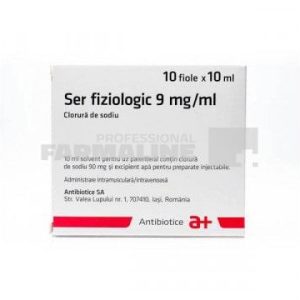 Ser fiziologic 9mg/ml 10 fiole