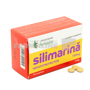Silimarina 150 mg 100 comprimate
