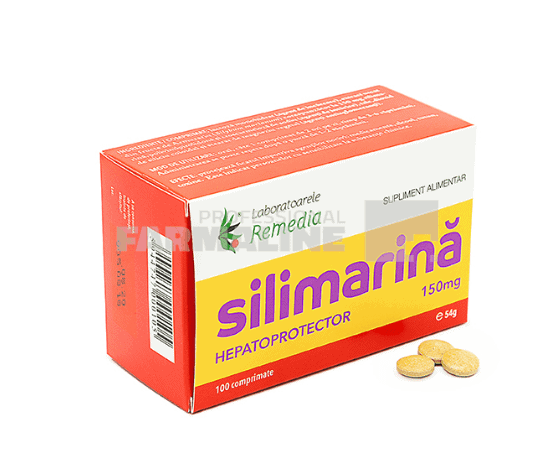 Silimarina 150 mg 100 comprimate 1 Silimarina 150 mg 100 comprimate
