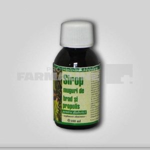 Sirop muguri de brad si propolis pentru diabetici 100 ml
