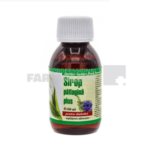 Sirop patlagina plus pentru diabetici 100 ml
