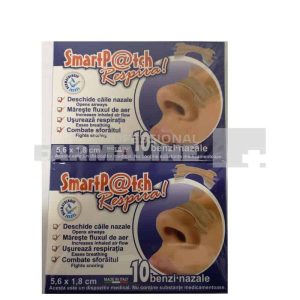 SmartPatch Benzi nazale Respiri Usor 6 x 1