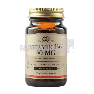 Solgar Vitamina B6 50 mg 100 tablete