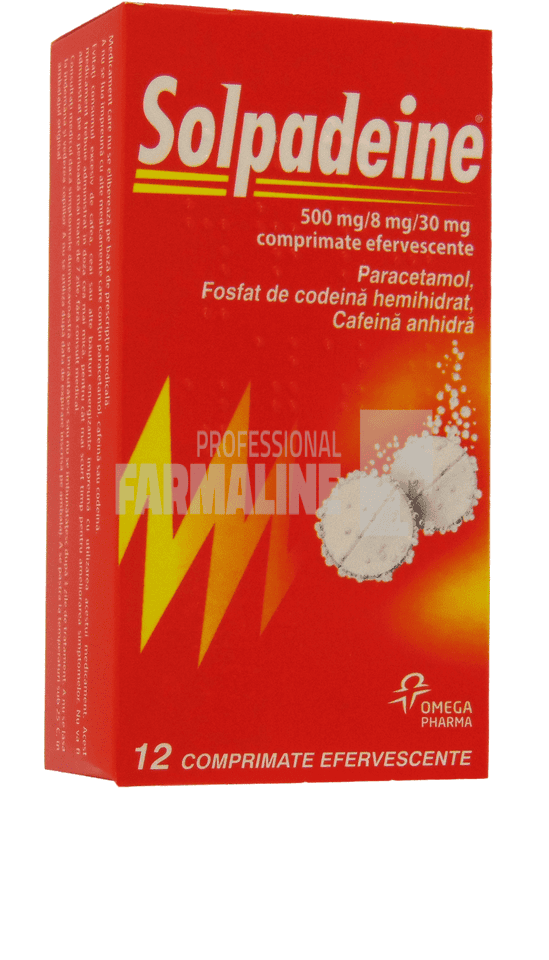 Solpadeine 500mg/8 mg/30mg 12 comprimate efervescente 1 Solpadeine 500mg/8 mg/30mg 12 comprimate efervescente