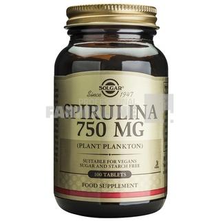 Spirulina 750 mg 100 capsule – ofertă, preț și specificații