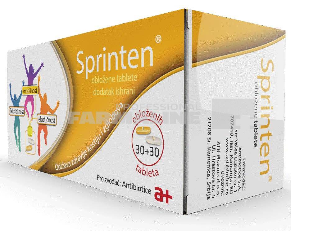 Sprinten 60 comprimate Oferta 1 + 1 CADOU 1 Sprinten 60 comprimate Oferta 1 + 1 CADOU