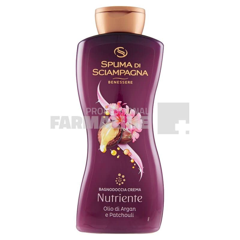 Spuma Di Sciampagna Nutriente spumant baie cu ulei argan si patchouli 650ml