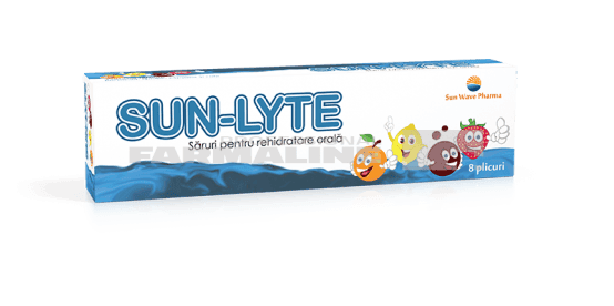 Sun Lyte Saruri de rehidratare orala 8 plicuri