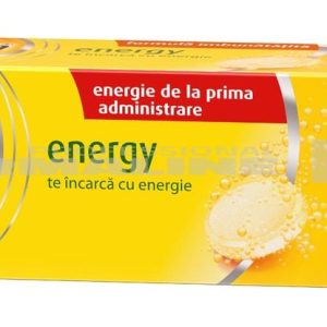 Supradyn Energy Multivitamine – Complex de Vitamine B - Coenzima Q10 - 13 Vitamine – 9 minerale - Boost de energie 15 comprimate efervescente