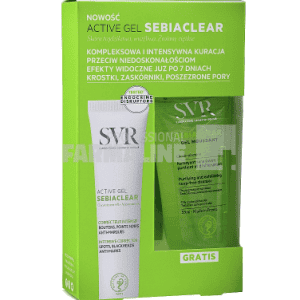 Svr Pachet Sebiaclear Active gel corrector 40 ml + Sebiaclear gel spumant 55 ml