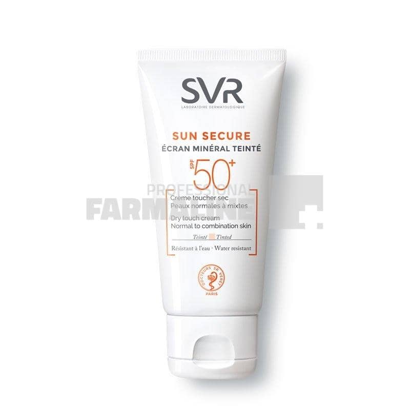 Svr Sun Secure Ecran Mineral Teinte Crema pentru ten normal mixt SPF50+ 50 ml