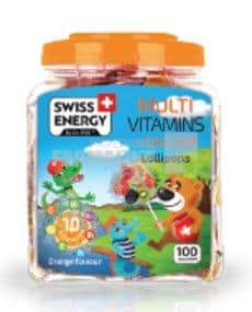 Swiss Energy Acadele cu multivitamine + calciu 100 bucati