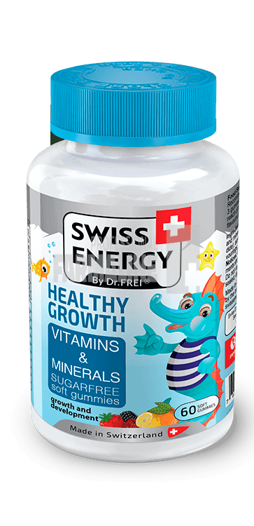Swiss Energy Healthy Growth Vitamine si minerale 60 jeleuri 1 Swiss Energy Healthy Growth Vitamine si minerale 60 jeleuri