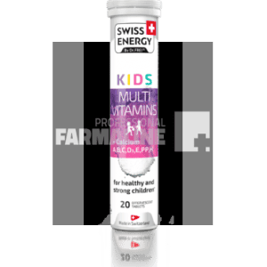 Swiss Energy Kids Multivitamine + calciu 20 tablete efervescente
