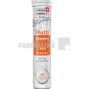 Swiss Energy Multivitamine + Biotina 20 comprimate efervescente