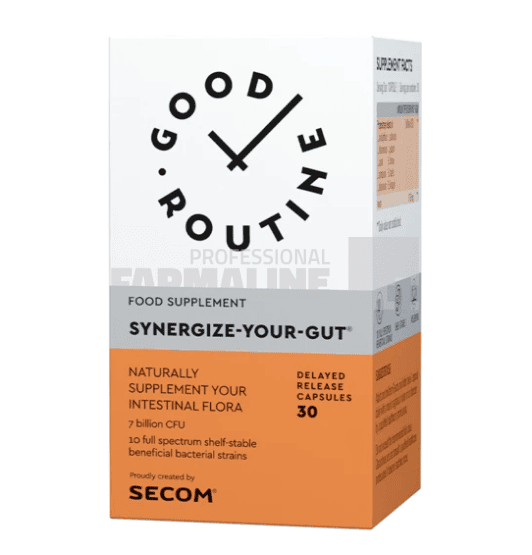 Synergize Your Gut - Good Routine 30 capsule 1 Synergize Your Gut - Good Routine 30 capsule