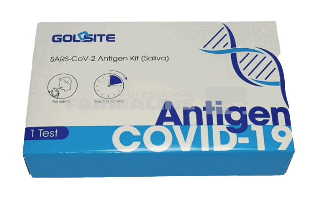 Test rapid Antigen Covid-19 Saliva - Goldsite 1 Test rapid Antigen Covid-19 Saliva - Goldsite