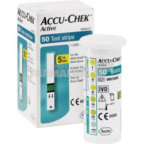 Teste glicemie Accu-Chek Active - 50 bucati