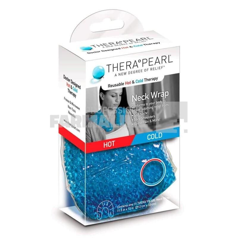 Thera Pearl Neck & Shoulder Wrap bandaj umeri si ceafa cald - rece 29.2cm x 33 cm