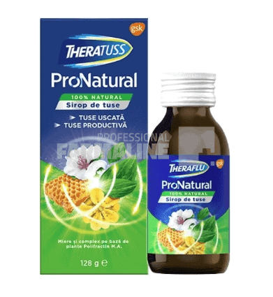 Theratuss ProNatural sirop de tuse 128 g 1 Theratuss ProNatural sirop de tuse 128 g