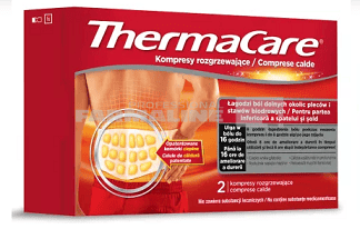 Thermacare Comprese calde pentru partea inferioara a spatelui si sold 2 bucati