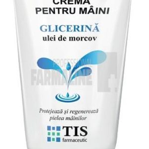 Tis Crema pentru maini cu Glicerina si Ulei de Morcov 100 ml