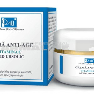 Tis Q4U Crema anti-age cu Vitamina C si Acid Ursolic 50 ml