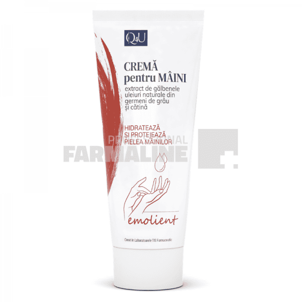 Tis Q4U Crema emolienta pentru maini cu Vitamine A