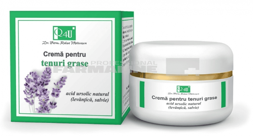 Tis Q4U Crema pentru tenuri grase cu Levantica si Salvie 50 ml 1 Tis Q4U Crema pentru tenuri grase cu Levantica si Salvie 50 ml