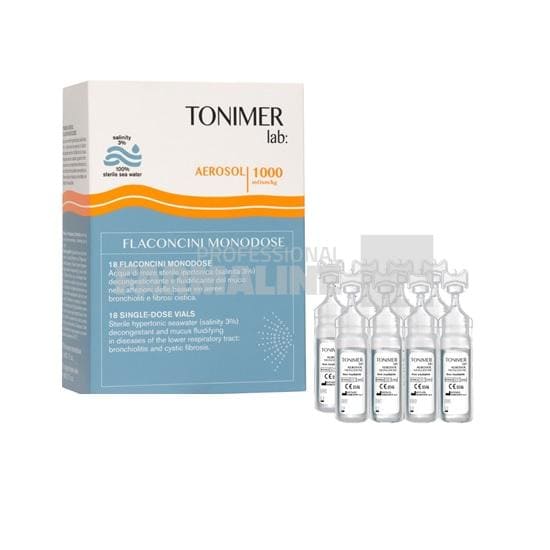 Tonimer Lab Aerosol Apa de mare sterila 3% 18 fiole