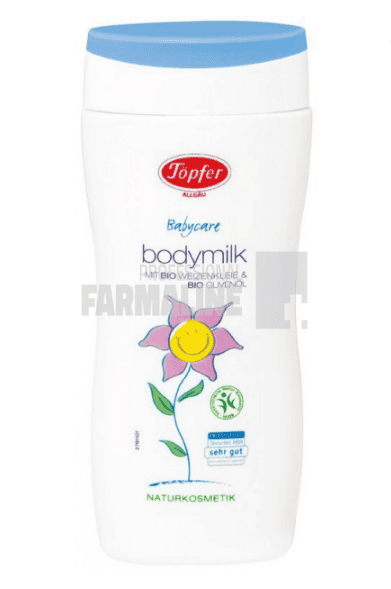Topfer Baby Care Lotiune corp cu Tarate grau si Ulei de masline 200 ml 1 Topfer Baby Care Lotiune corp cu Tarate grau si Ulei de masline 200 ml