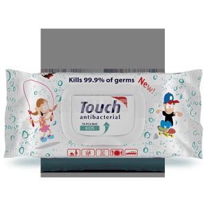Touch Kids Servetele umede antibacteriene 70 bucati
